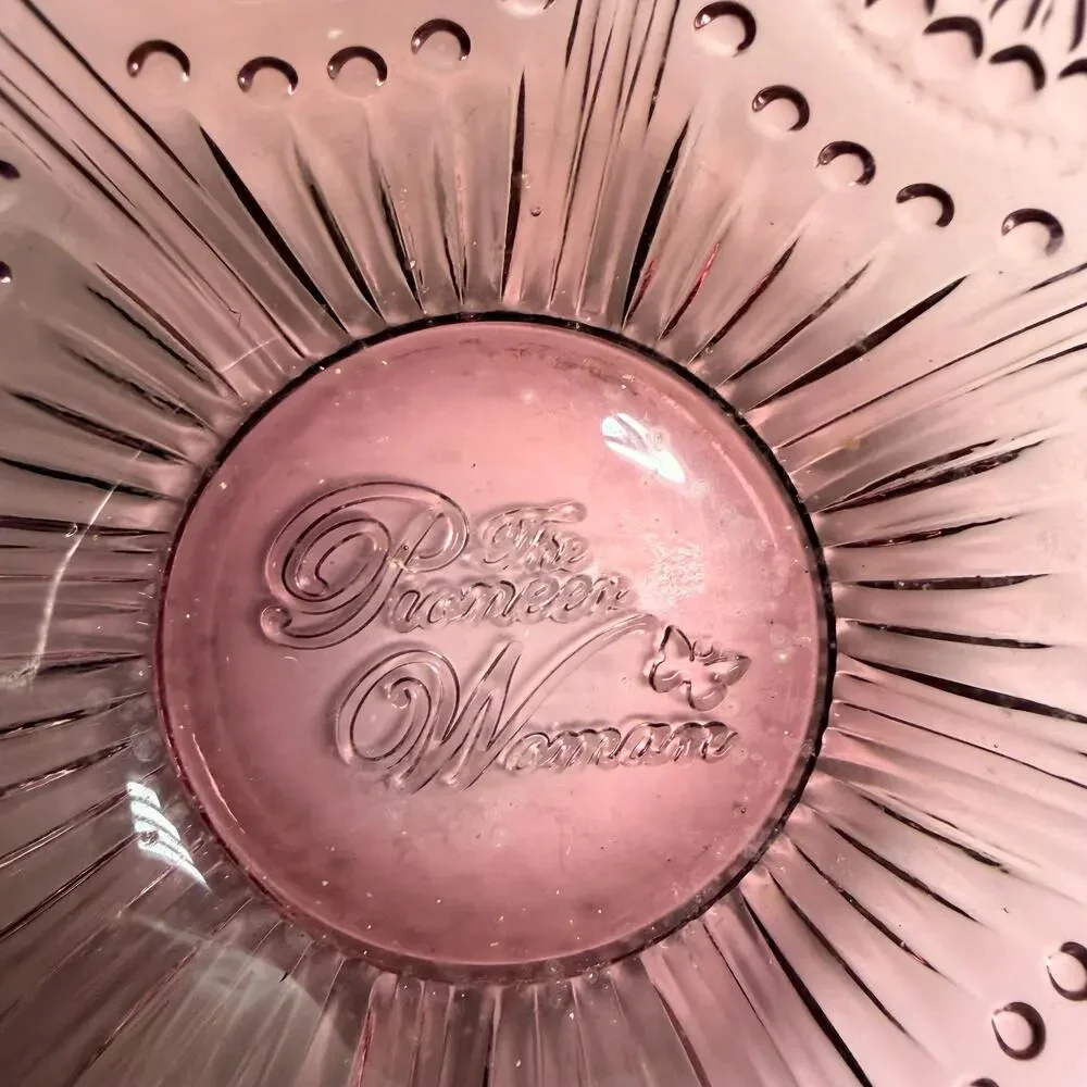 The Pioneer Woman Adeline Plum Purple Small Glass Bowl